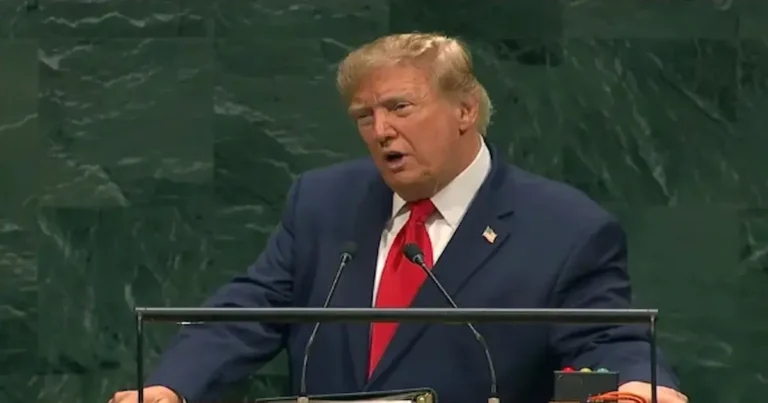 El presidente de Estados Unidos, Donald Trump, utilizó su intervención ante la 81ª Asamblea General de las Naciones Unidas para denunciar