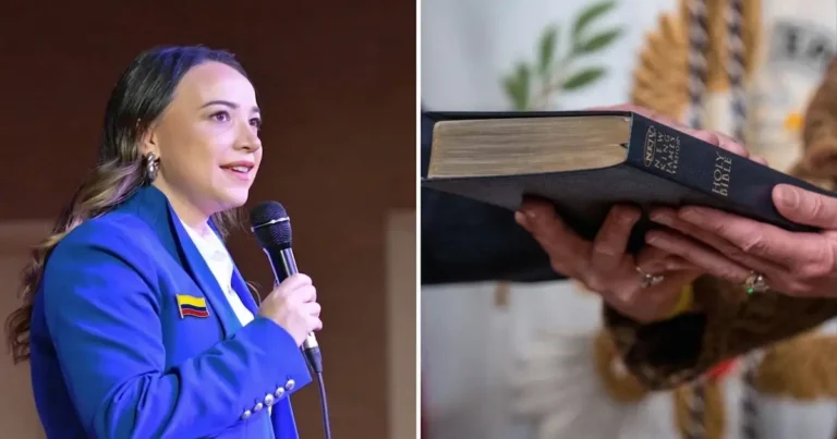 La senadora agradeció a Sociedades Bíblicas por facilitar los ejemplares y destacó la relevancia mundial del libro sagrado por ser uno de los más vendidos y traducidos de la historia.